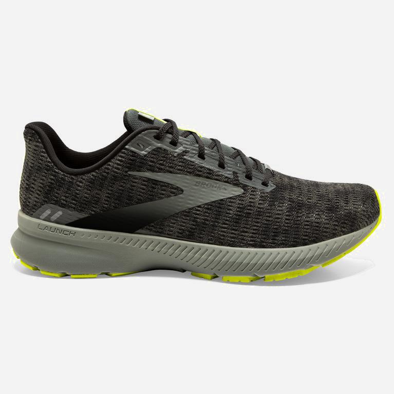 Tenis Brooks Launch 8 Light Cushion - Zapatillas Para Correr En Asfalto Hombre - Gris / Negras (SOVP